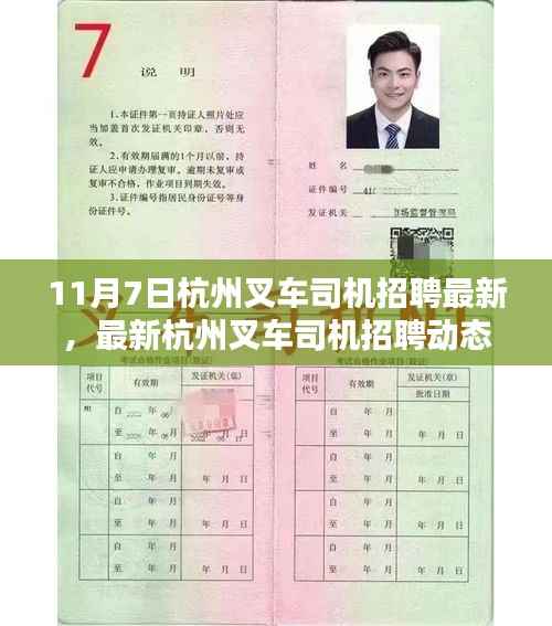 最新杭州叉车司机招聘动态,启程叉车人生,把握职业机遇