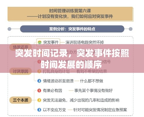 突发时间记录,突发事件按照时间发展的顺序