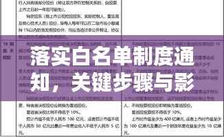 落实白名单制度通知,关键步骤与影响分析