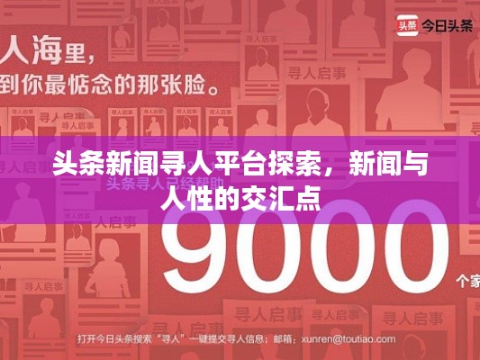 头条新闻寻人平台探索,新闻与人性的交汇点